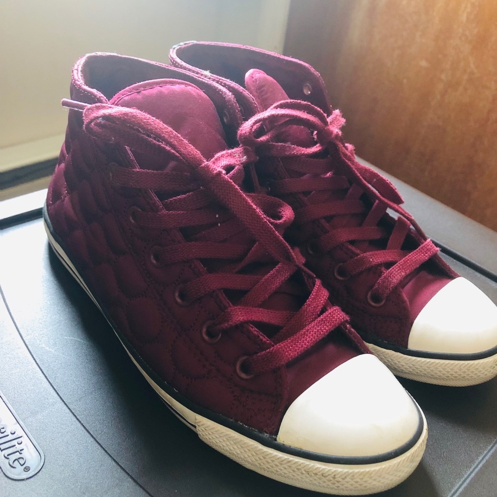 Wine Colored Converses
